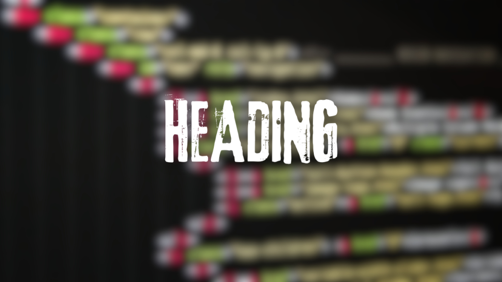 HEADING HTML5 pemula