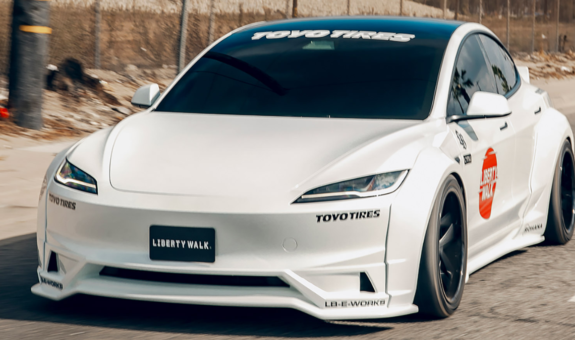 LB-E-WORKS TESLA Model 3 - Liberty Walk