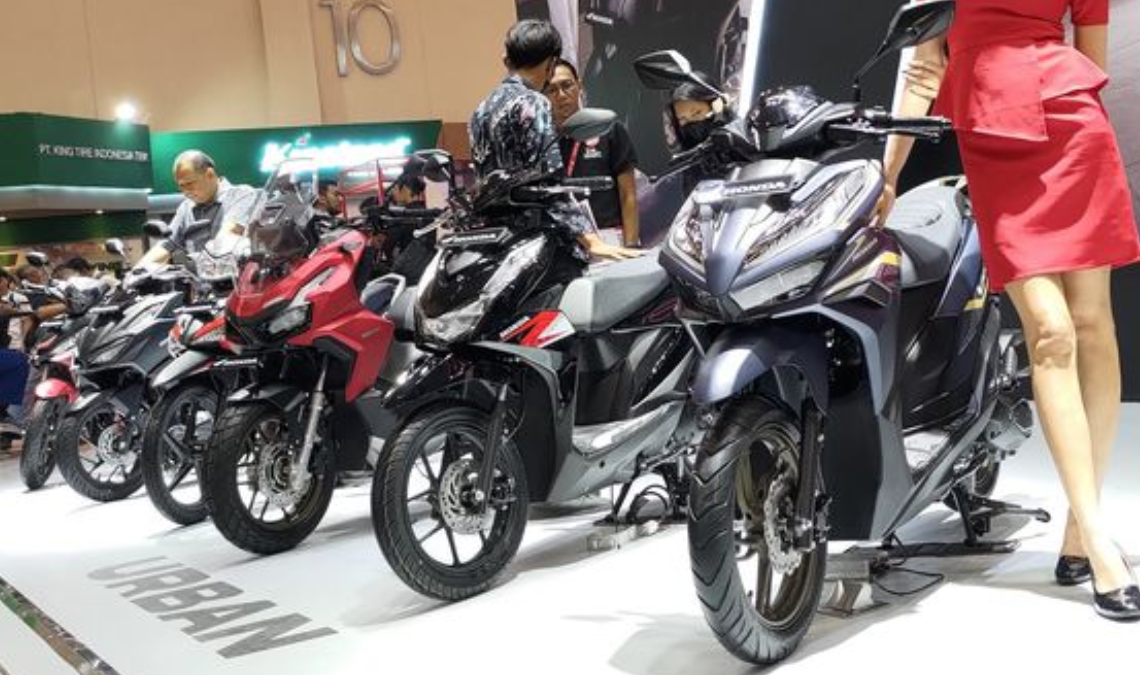Penjualan sepeda motor Oktober 2024